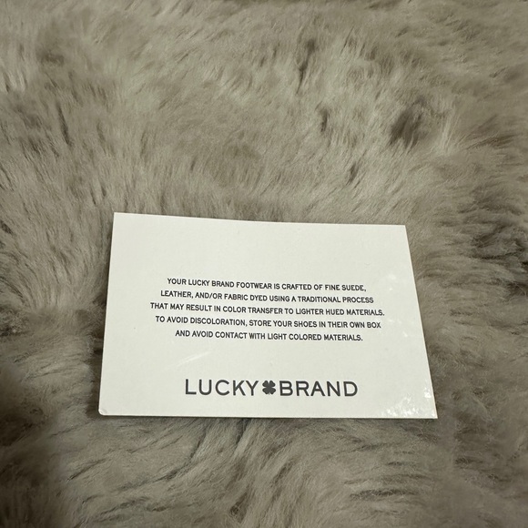 NWT Lucky 🍀Brand 9.5 Natural Linen Elastic Cork Wedge - Picture 7 of 8